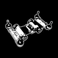 RC Car Chassis Design vector