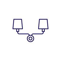 Street Light Outline Image for Graphic and Web Design, Apps, Adverts, Various Cards vector