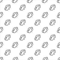 Cute cloud sleep icon pattern. vector