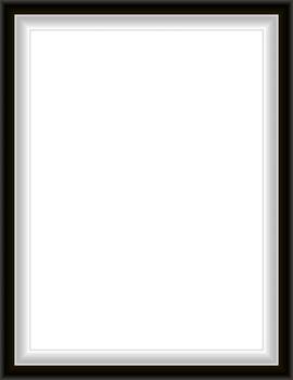 Classic frame. Framing various objects such as paintings, photographs, mirrors or documents. Interior frame. Empty frame for your design. vector