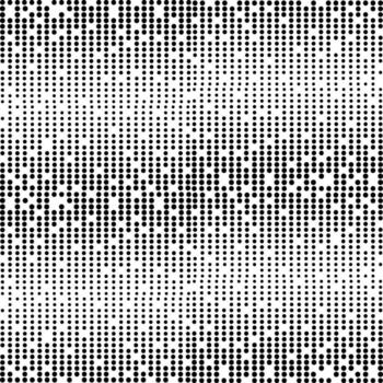 medios tonos negro puntos en un blanco antecedentes. un modelo de redondo negro puntos de diferente tamaños el antecedentes consiste de igualmente repartido puntos, cuales lata cambio diámetro o densidad. vector