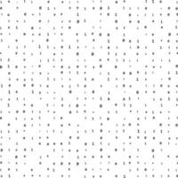 Binary code stream. Computer matrix. Numbers on screen. Binary code. Graphic data, algorithm. Coding. vector