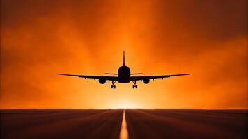 Flight disruption airplane air traffic global aviation safety commercial airline war effect create Flight disruption concept photo