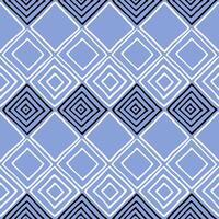 Seamless Square Pattern Background Tiles Abstract Repeating Blue Expandable Tile Art vector