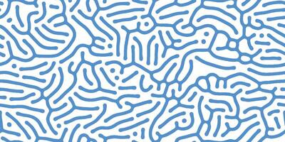 Abstract organic seamless pattern Simple flat black and white backdrop. vector