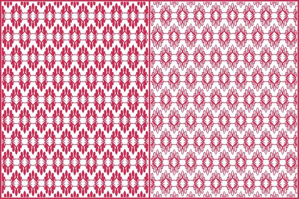 beautiful unique red batik pattern with horizontal style