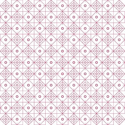 elegant rhombus pattern of multiple creative red lines