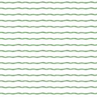 Seamless watercolor pattern with horizontal wavy stripes in soft pastel green isolated background. Organic hand painted simple lines ornate for for textile design, wall decor, gift packaging vector