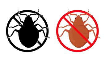 Stop bed bugs infestation with anti pest control and disinfection vector