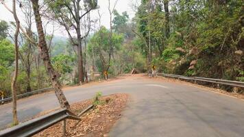 Sharp Turn on Mountain Serpentine Road video