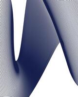 Abstract dark blue lines mix pattern design. vector
