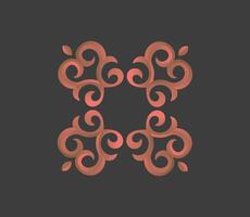 abstract modern classic ornament for decorative decoration vector