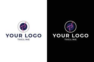 Elegant Flamingo Logo Design on Backgrounds vector