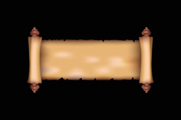 Aged Parchment Scroll