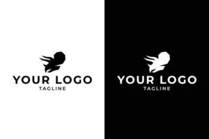 Sleek Abstract Bird Logo Design Template vector