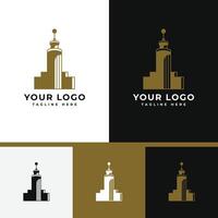 Sophisticated Building Logo Design Template vector