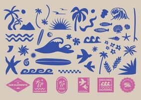 Set of mystical and celestial line art icons with moon, sun, stars, hands, geometric shapes, butterflies, and crystals. Minimalistic black and white spiritual symbols and cosmic designs. vector