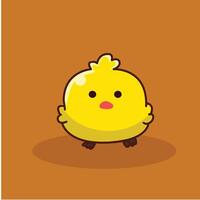 Fluffy Little Friend An Endearing Chick vector