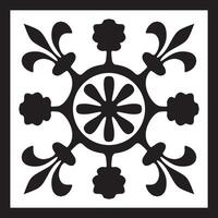 black monochrome ancient Roman ornament elements. Classic European parts of patterns. Lilies, crowns vector