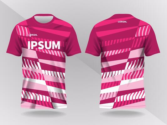 abstract background pink and pattern for sport jersey design and mockup