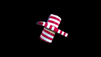 Plus Shape with 4th of July Colors video