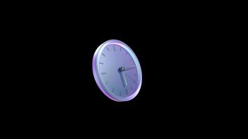 Iridescent Wall Element Floating on Black video