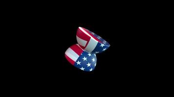 Y2K American Flag Icon Spinner video