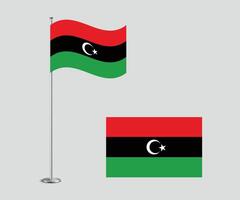 Libya Flag Design Editable Flat Style for Web Print and International Use vector