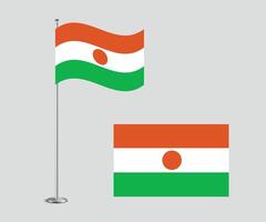 Niger Flag Design Editable Flat Style for Web Print and International Use vector