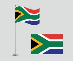 South Africa Flag Design Editable Flat Style for Web Print and International Use vector