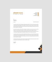 Simple and Clean Letterhead for Business Identity vector