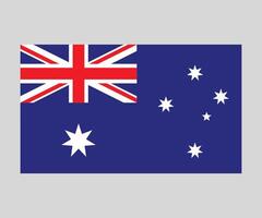 Australia Flag Design Editable Flat Style for Web Print and International Use vector