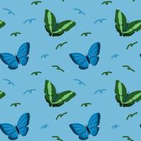 Colorful butterfly pattern design vector
