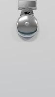 Back To School Ringing Grey Bell With Copy Space video
