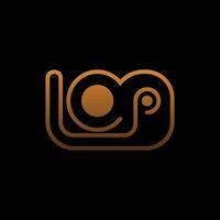Lop Line Art Logo Design vector