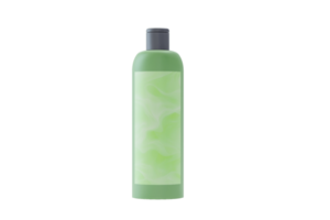 Shampoo bottle mockup design template for product branding png