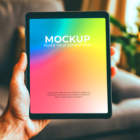 Dynamic Tablet Mockup for App Development Projects psd