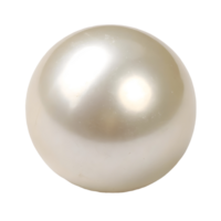 Luminous Pearl Sphere Iridescent Glow, Elegant Jewelry Component, Isolated Transparent Background png