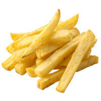 Golden French Fries Delight Crispy, Delicious Potato Fries Pile on, Perfect for Food Photography and Restaurant Menus Transparent Background png