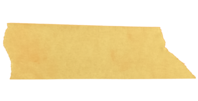 Transparent Masking Tape with Jagged Torn Finish for Graphic Design png
