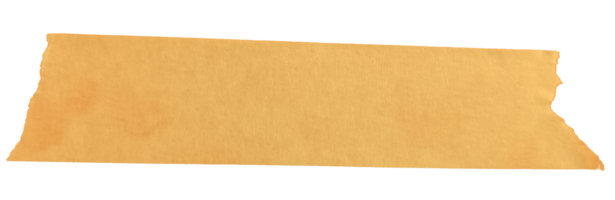 Brown Paper Tape with Natural Tear Effect for Aesthetic Note and Label Design png
