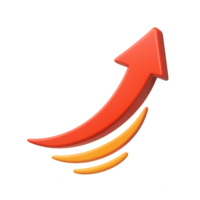 Dynamic Arrow in Motion with Simple Design Elements for Impact png