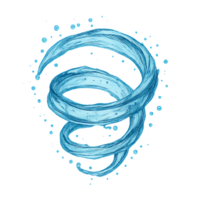 Fluid Spiral Icon Design for Creative Projects and Visual Content png