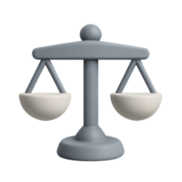 Simple and Modern Abstract Scale Representing Balance and Justice png