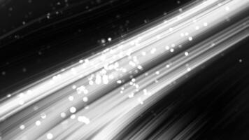 Abstract Monochromatic Light Trails, A Digital Art Piece video