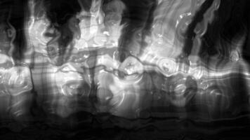 Abstract grayscale liquid swirls and ripples. Monochrome texture background video