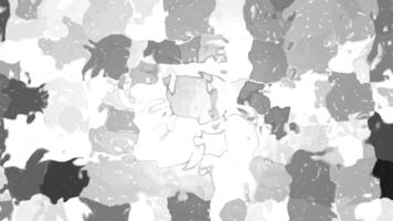 Abstract grayscale liquid motion blur background video