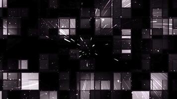 Abstract Digital Art, Burst of Light and Pixels video