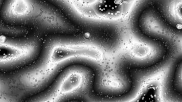 Abstract Monochrome Liquid Texture, A grayscale digital art piece featuring swirling, organic shapes and textures reminiscent of a flowing liquid substance. video