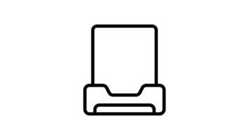 Animated Upload File Cloud Document video